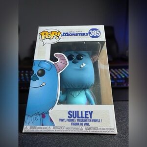 Funko Pop! Disney Monsters Sulley Figure - Blue and Purple